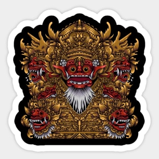 Temple of Barong Sticker